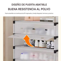 Zapatero Organizador Tapa Acrilica