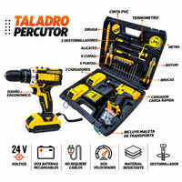 Taladro Percutor Profesional 3 en 1